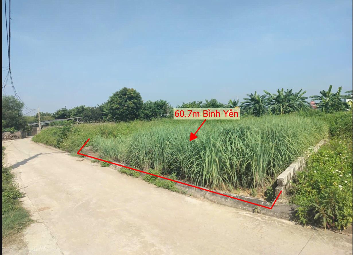 Hình ảnh Bán Lô Đất 60.7m Tại Bình Yên Thạch Thất Bám Đường Bê Tông Ô Tô Vào Tận Đất Dân Cư Đông Đúc Thân Thiện Giá Đầu Tư