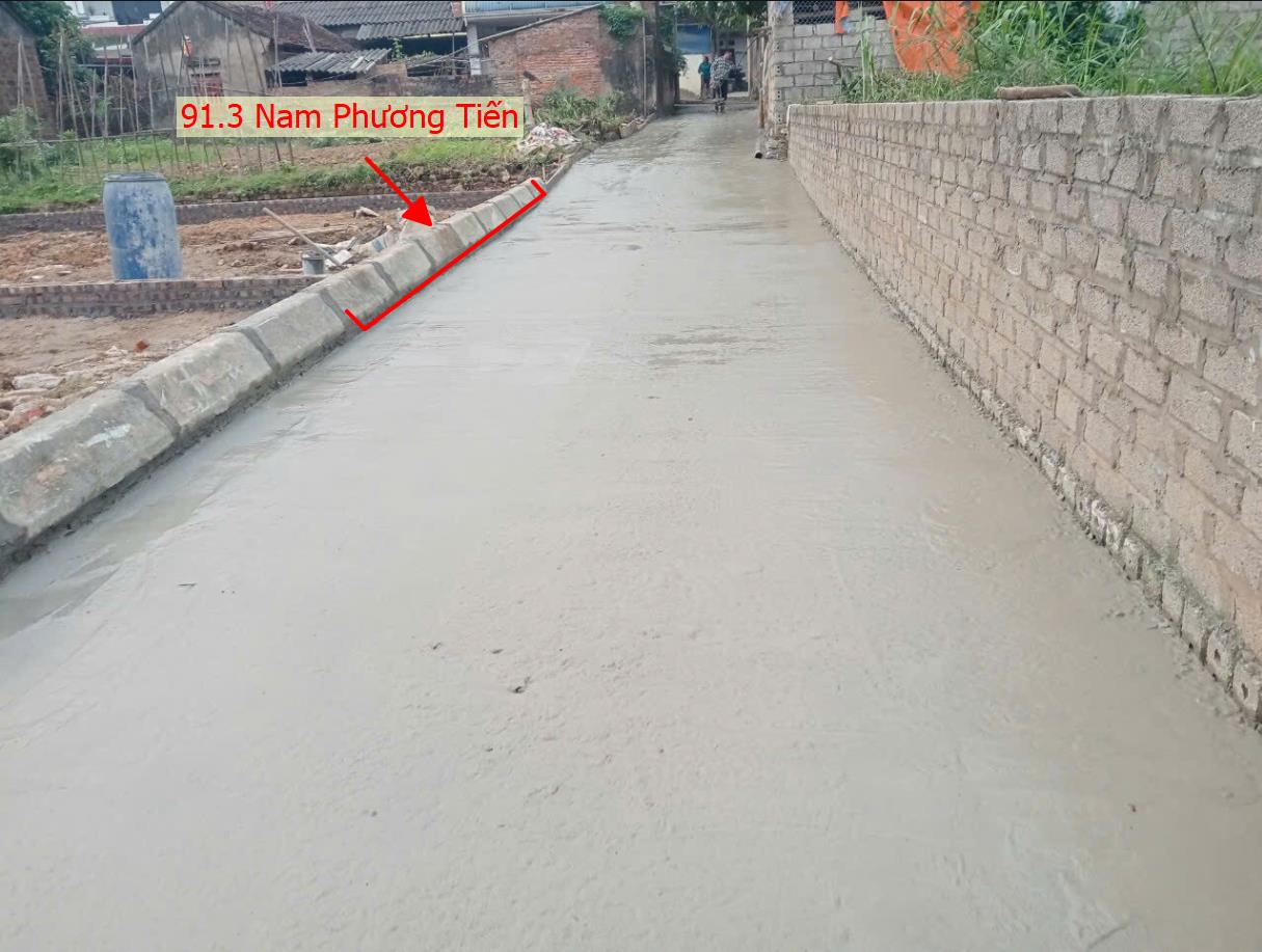 Hình ảnh Bán Đất Phân Lô Nam Phương Tiến 91.3m Sát Trục Đường Kinh Doanh Thôn Ô Tô Đỗ Tận Đất