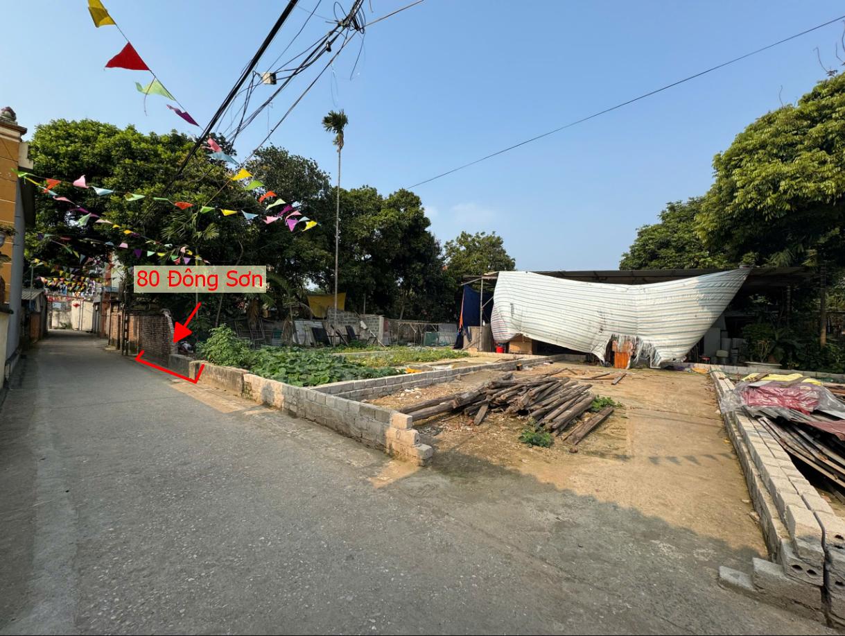 Hình ảnh Bán Thửa Đất Phân Lô 80m Tại Đông Sơn Đường Thông Ô Tô Gần QL6A Đnag Triển Khai Mở Rộng 