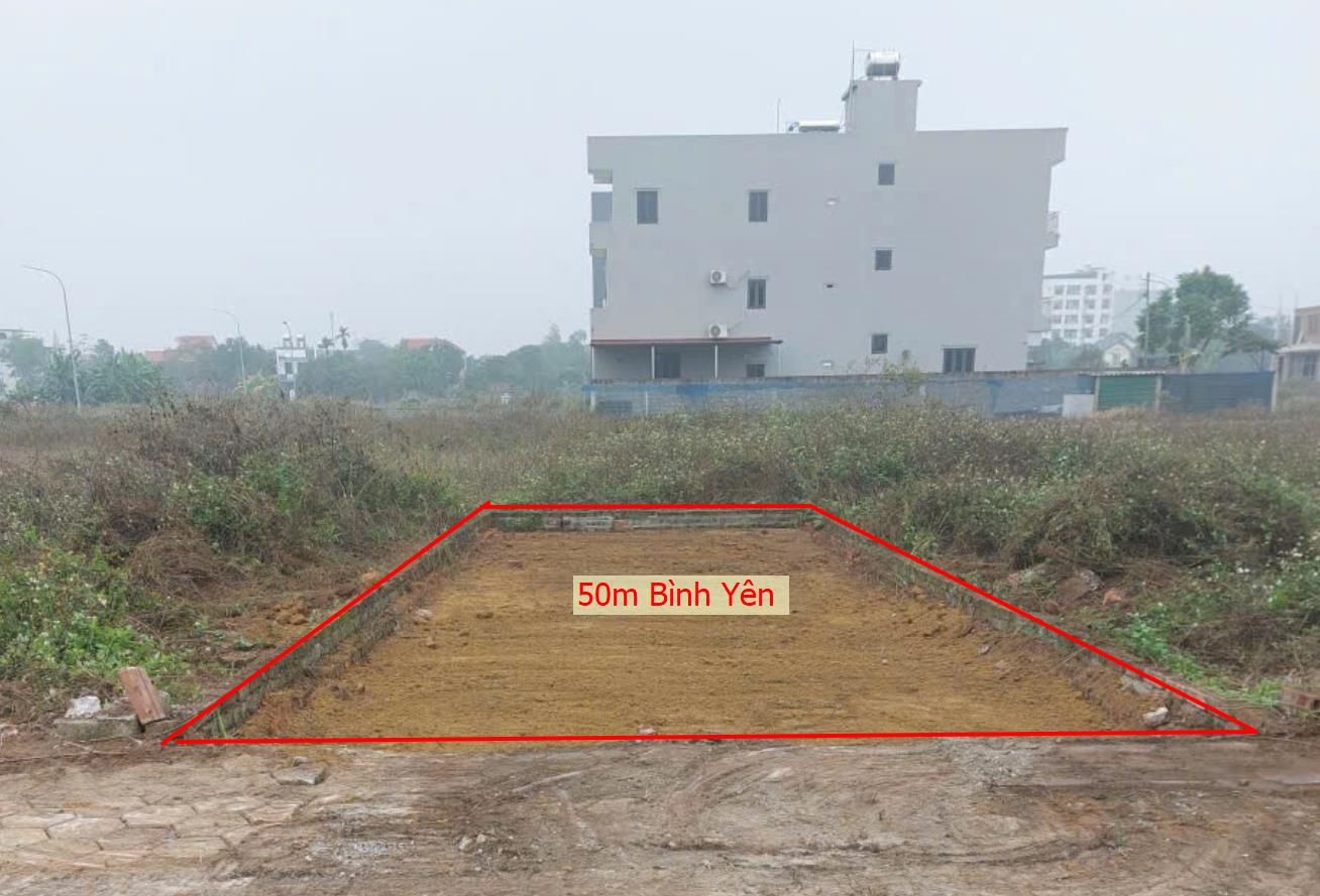 Hình ảnh Bám Lô Đất 50m Tại Bình Yên Thạch Thất Bám Đường Trải Aphan Ô Tô Chạy Vòng quanh Xung Quanh Dân Cư Đông Đúc Phát Triển Sổ Đỏ Sẵn Sàng Sang Tên 