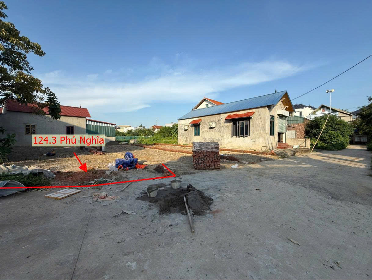 Hình ảnh Bán Thửa Đất Phân Lô 123.4m Tại Phú Nghĩa Chương Mỹ Ô Tô Đỗ Tận Đất Sát KCN Phú Nghĩa 