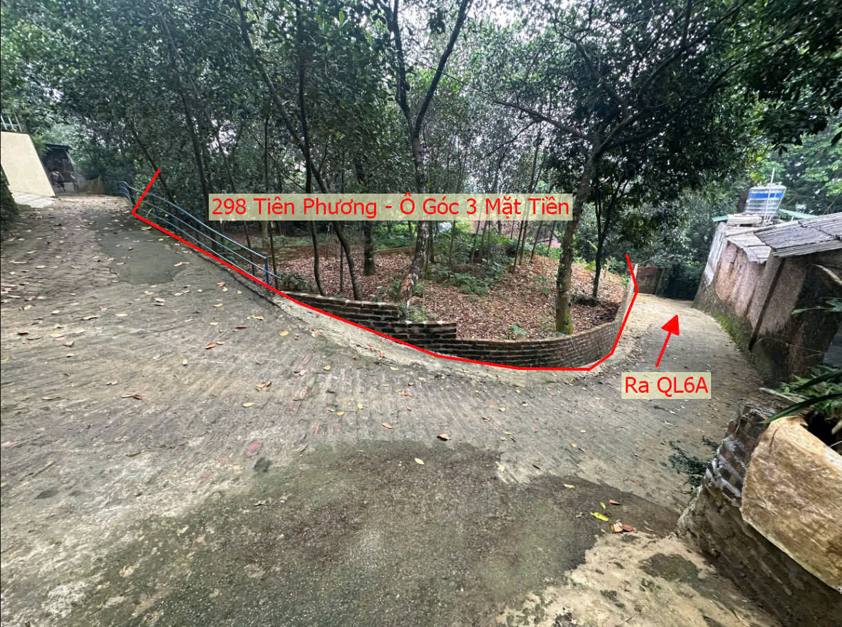 Hình ảnh Bán Lô Góc 3 Mặt Tiền Full Thổ Cư Gần QL6A Đang Mở Rộng Sát TL419 Tại Tiên Phương 