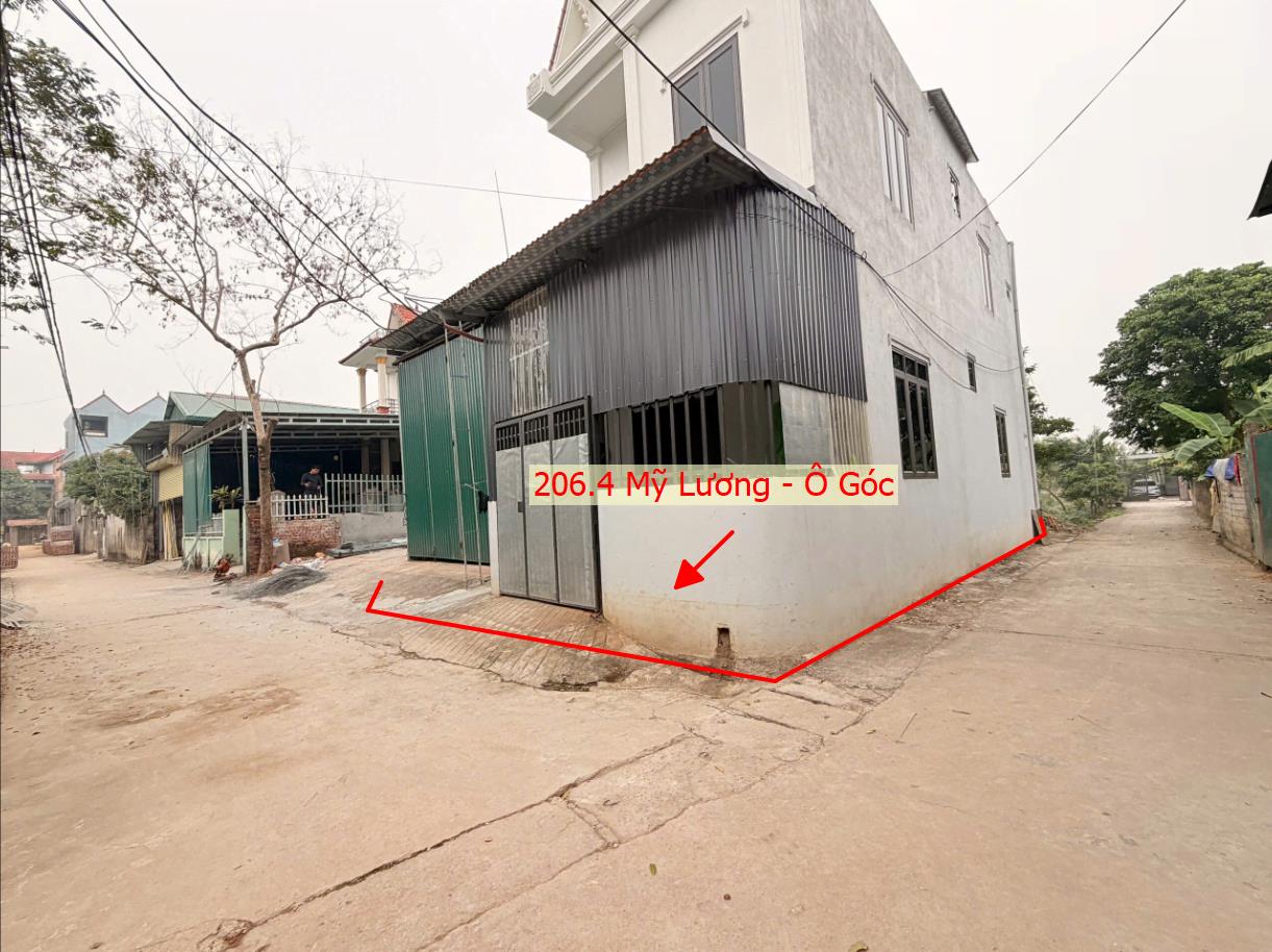 Hình ảnh Bán Lô Góc 2 Mặt Thoáng 206.4m Tại Mỹ Lương Đường Thông Ô Tô Sát Trục Chính Kinh Doanh Liên Xã