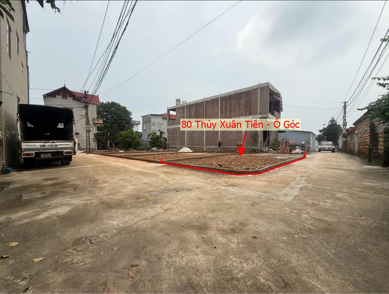 Hình ảnh Bất Động Sản Xuân Mai Bán Đất Phân Lô Khu Vực Thủy Xuân Tiên Đường Ô Tô Tránh Sát Trục Chính Kinh Doanh Liên Xã