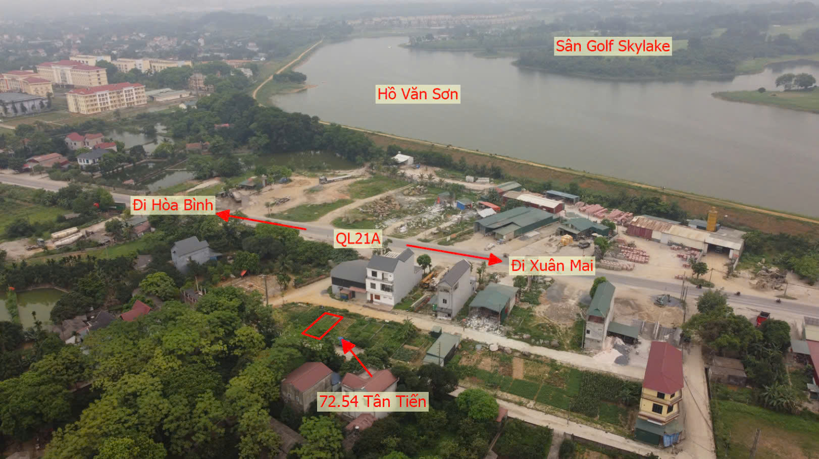 Hình ảnh Đất Đấu Giá Khu Kiến Trúc Xã Tân Tiến Làn 2 QL21A Đối Diện Hồ Văn Sơn Khu Nghỉ Dưỡng Sân Golf Skylake