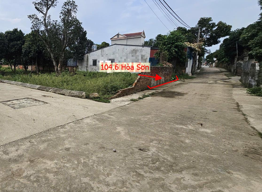 Hình ảnh Bán Thửa Đất 104.6m Tại Hòa Sơn Đường Thông Ô Tô Sát Trục Chính Kinh Doanh Liên Xã Ngay Cạnh Trường Học Các Cấp