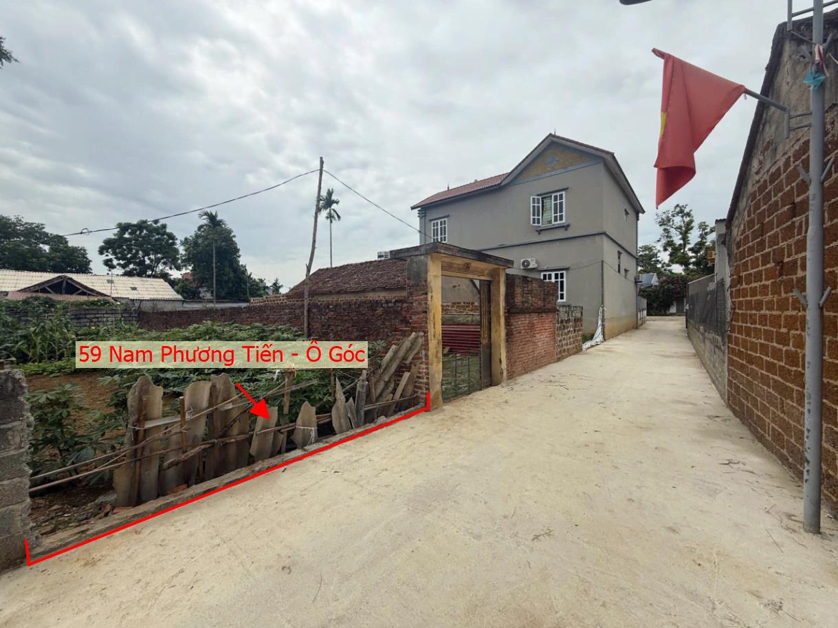 Hình ảnh Bán Lô Góc 2 Mặt Thoáng 59m Tại Nam Phương Tiến Full Thổ Cư Ô Tô Vào Tận Đất Giá Chỉ Hơn Tỷ 