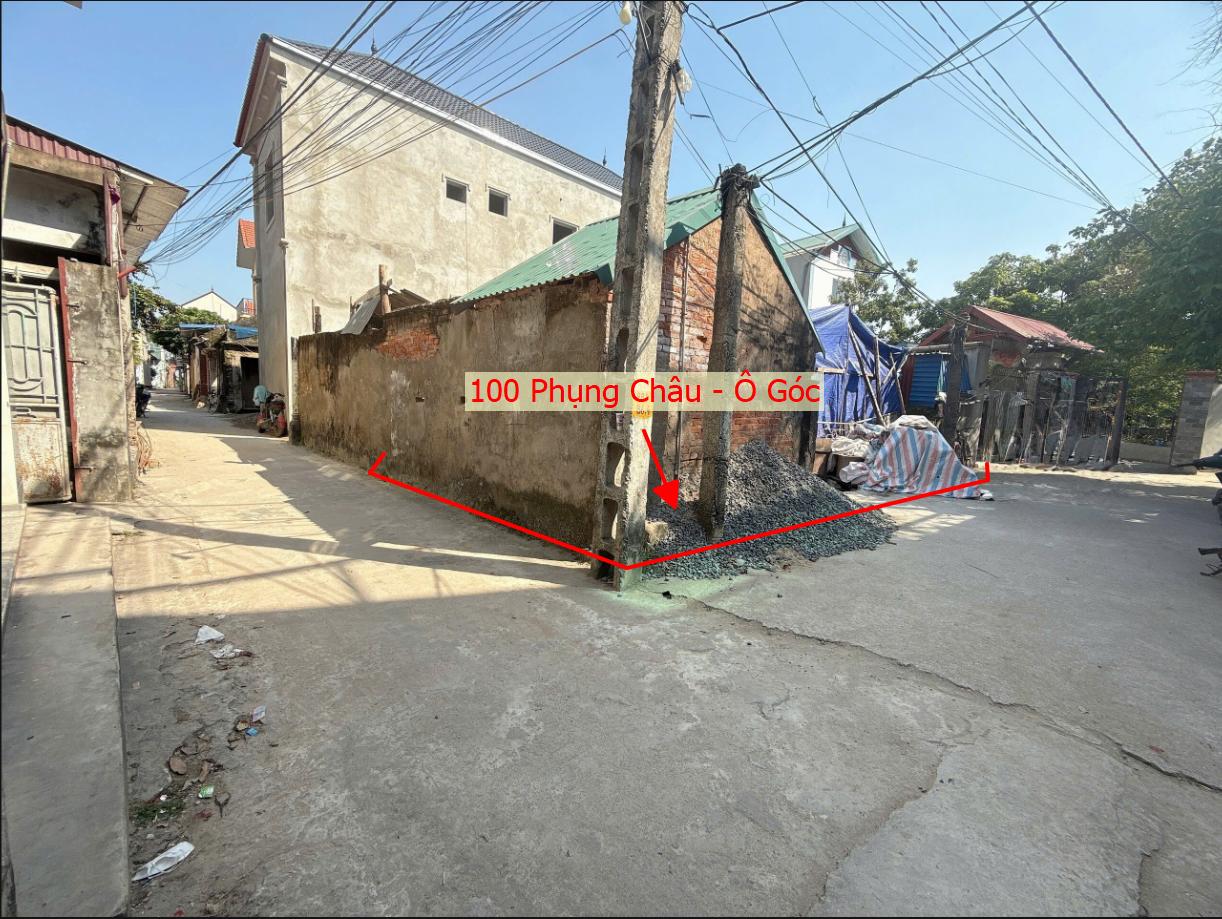 Hình ảnh Bán Lô Góc 2 Mặt Thoáng 100m Tại Phụng Châu Full Thổ Cư Ô Tô Đỗ Tận Đất Sát Trục Kinh Doanh Liên Xã