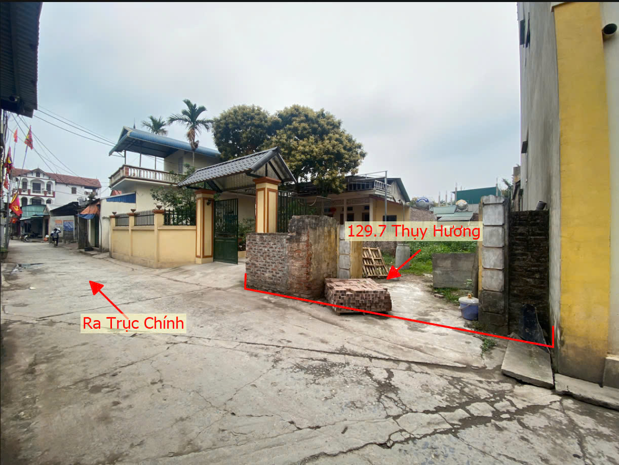 Hình ảnh Bán Đất Full Thổ Cư 129.7m Tại Thụy Hương Ô Tô Đỗ Tận Đất Mặt Trục Chính Kinh Doanh Thôn