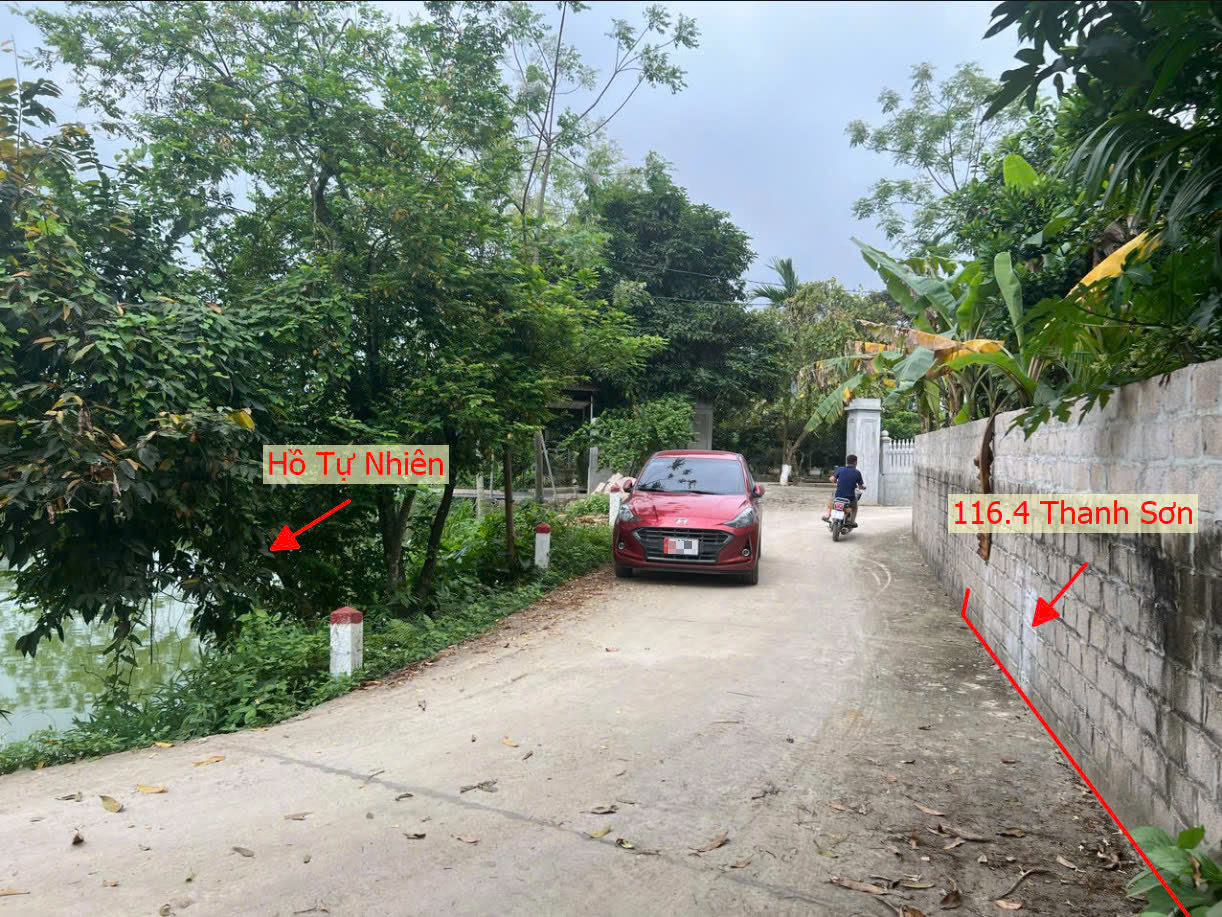 Hình ảnh Bán Đất Thanh Sơn Đường Ô Tô Tránh Mặt View Hồ Tự Nhiên Thoáng Mát Giá Chỉ Vài Trăm Triệu 