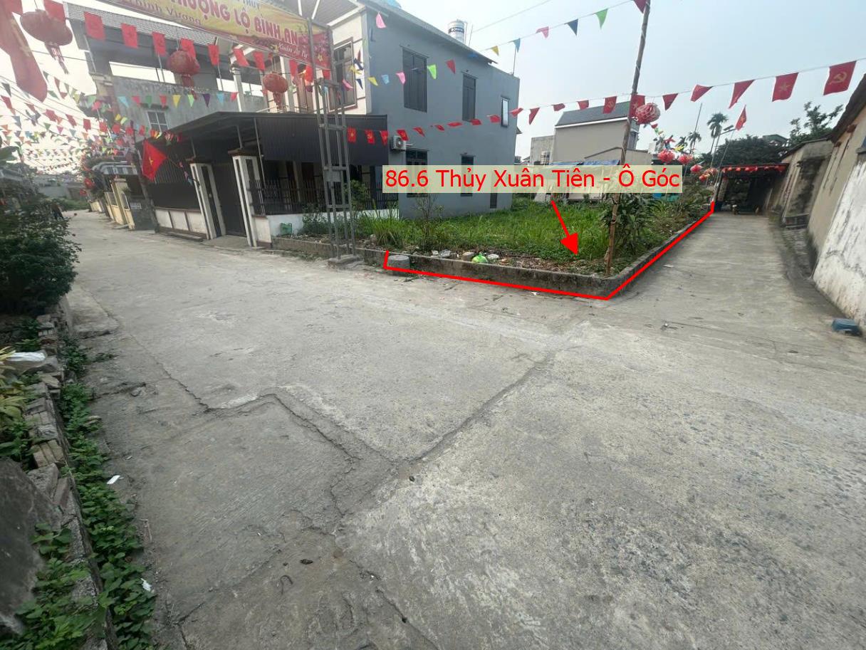 Hình ảnh Bán Lô Góc 2 Mặt Thoáng Đường Ô Tô Tránh Nhau 86.6m Tại Thủy Xuân Tiên Sát Trục Kinh Doanh Giá Chỉ Vài Tỷ