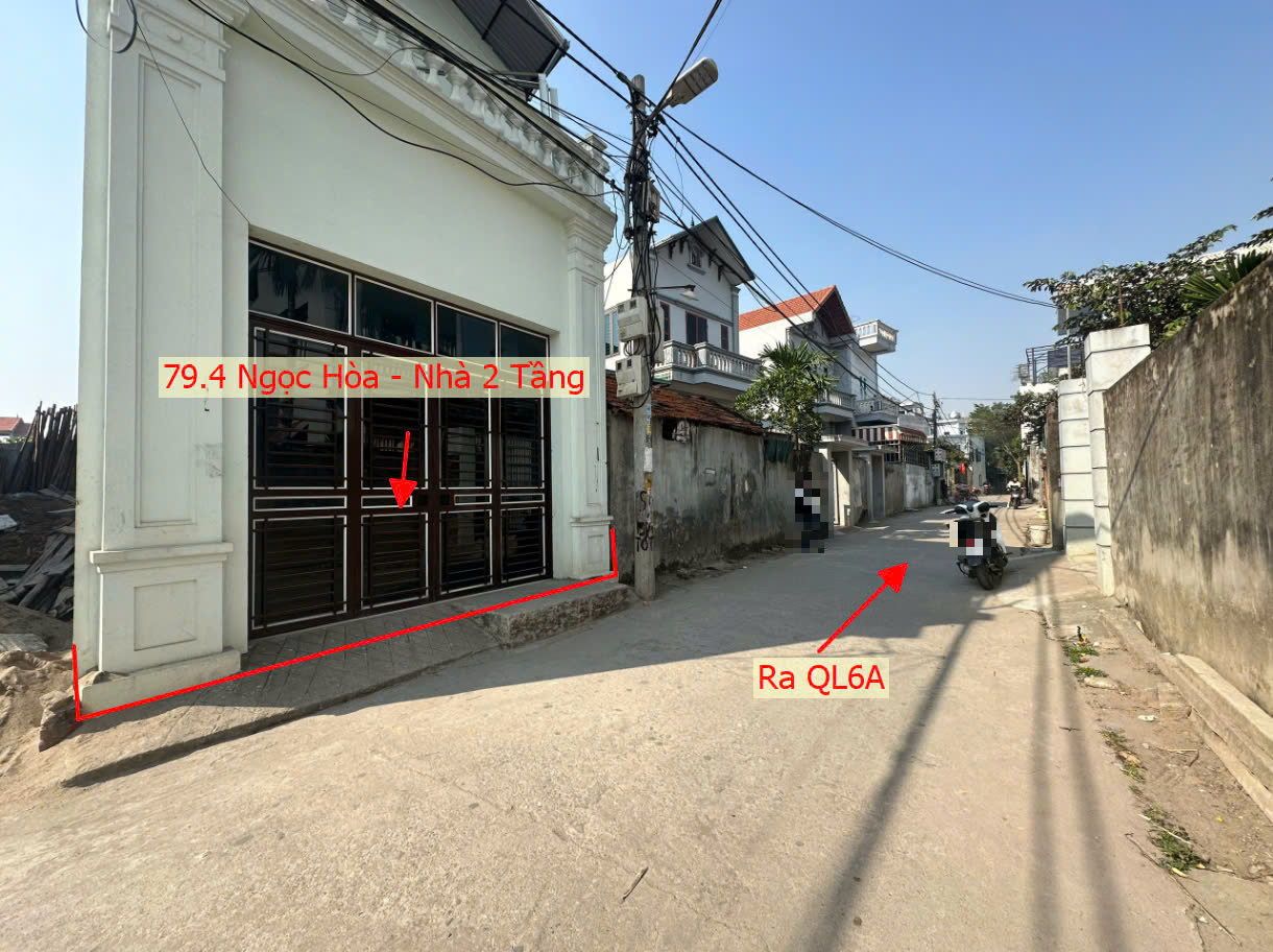 Hình ảnh Bán Nhà 2 Tầng Ô Tô Đỗ Tận Cửa Sát Trục Kinh Doanh Ngay Trung Tâm Xã Ngọc Hòa Giá Chỉ Vài Tỷ