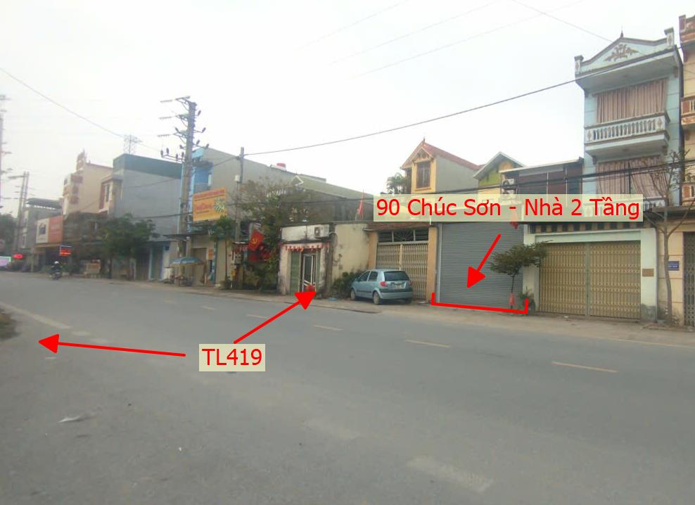 Hình ảnh Bán Đất Sẵn Nhà 2 Tầng 90m Tại Chúc Sơn Mặt Đường Kinh Doanh TL419 Cách Trường CMA Chỉ Vài Trăm Mét