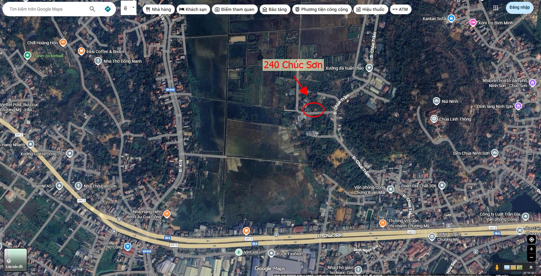 Hình ảnh Bán Thửa Đất 240m Tại Chúc Sơn Ô Tô Đỗ Tận Đất Gần Trục Kinh Doanh Liên Xã Gần QL6A 