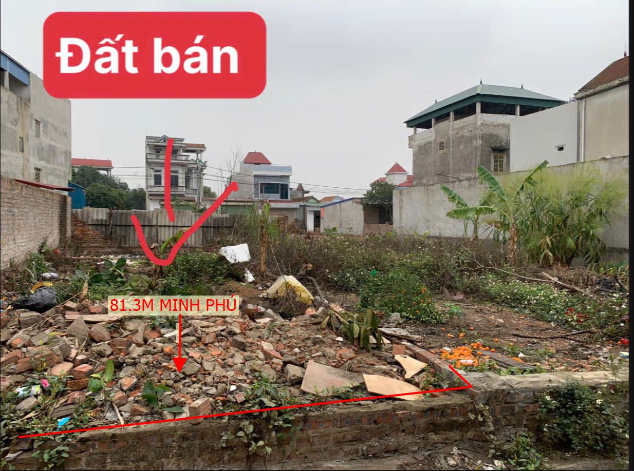 Hình ảnh Bán Lô Đất 81.3m Tại Minh Phú Sóc Sơn Bám Đường Bê Tông Ô Tô Vào Tận Đất Dân Cư Đông Đúc Giá ĐẦu Tư