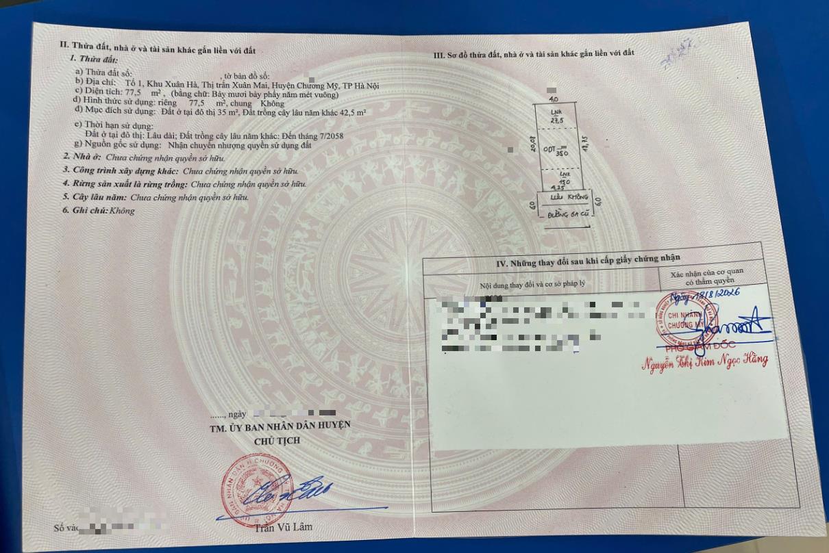 Hình ảnh Bất Động Sản Xuân Mai Bán Đất Khu Vực Xuân Mai Bám Mặt Đường Kinh Doanh QL6 Cũ 