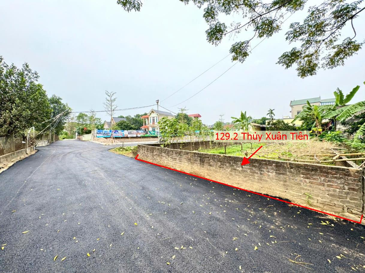 Hình ảnh Bán Thửa Đất 129.2m Tại Thủy Xuân Tiên Ô Tô Đỗ Tận Đất Sát Mặt Đường Kinh Doanh QL21A 