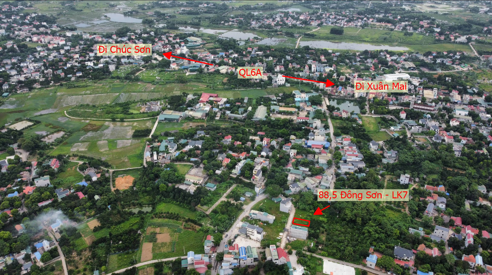 Hình ảnh Đất Đấu Giá Đông Sơn Ngay Sát QL6A Đang Mở Rộng | Đất Đấu Giá Chương Mỹ 