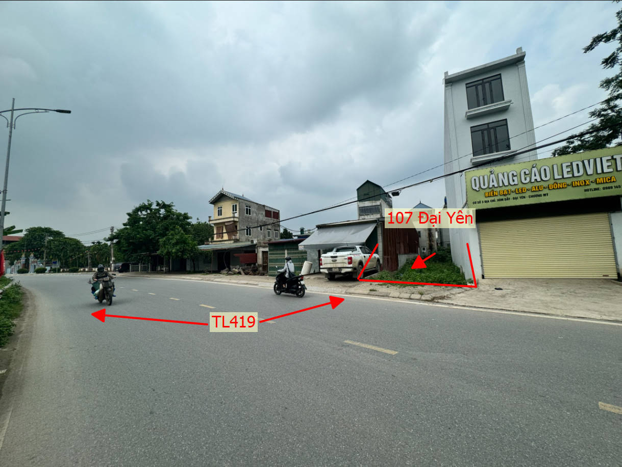 Hình ảnh Đất Đại Yên Giáp Thị Trấn Chúc Sơn Bám TL419 Chương Mỹ Kinh Doanh Sầm Uất