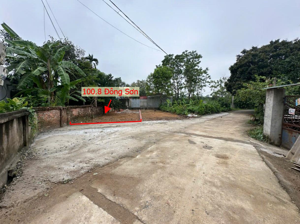 Hình ảnh Bán Thửa Đất 100.8m Tại Đông Sơn 2 Mặt Tiền Đường Thông Ô Tô Sát Trục Chính Kinh Doanh