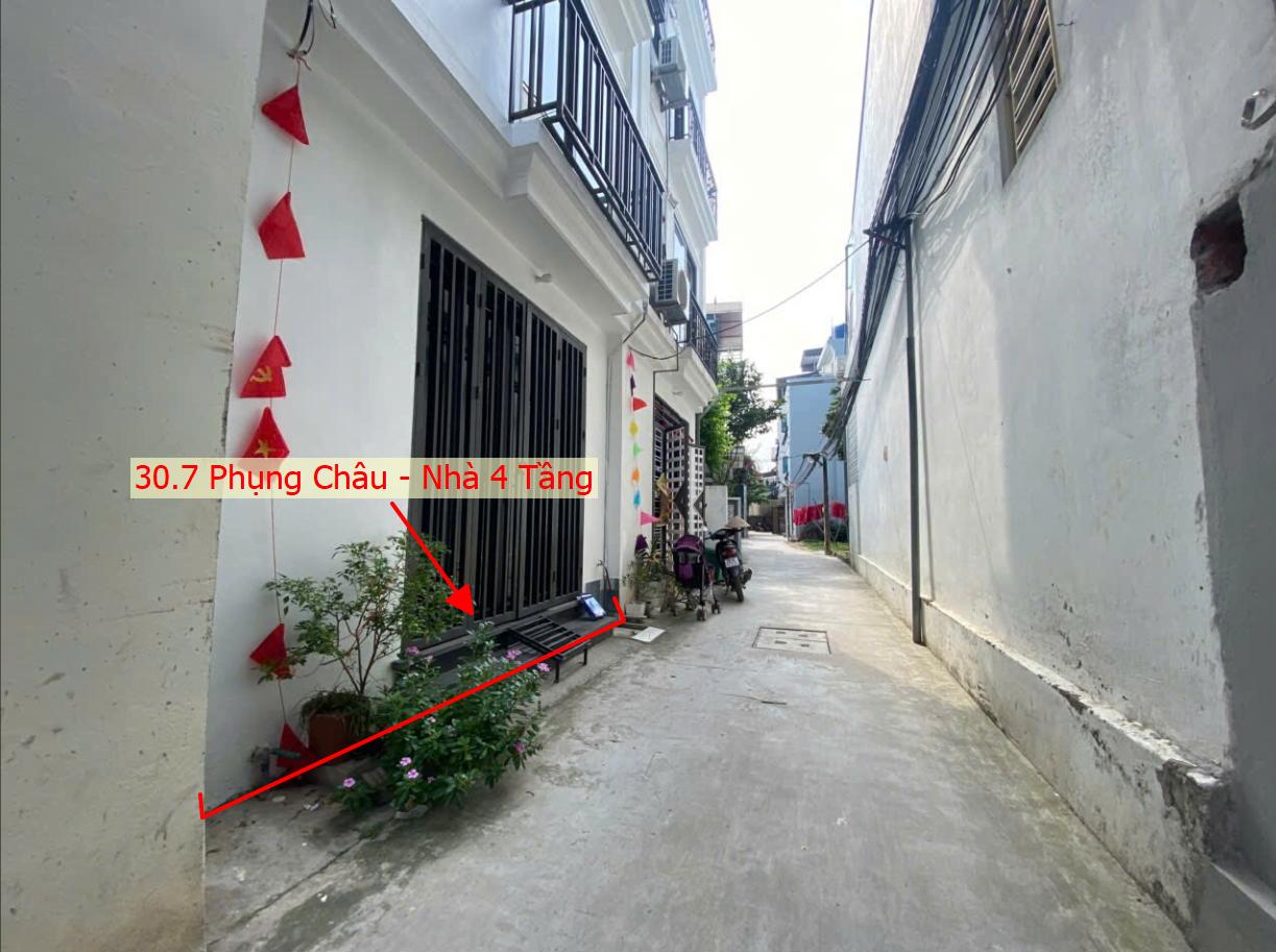 Hình ảnh Bất Động Sản Chương Mỹ Bán Nhà 4 Tầng Khu Vực Phụng Châu Ô Tô Đỗ Tận Cửa Sát Trục Chính Kinh Doanh Liên Xã 