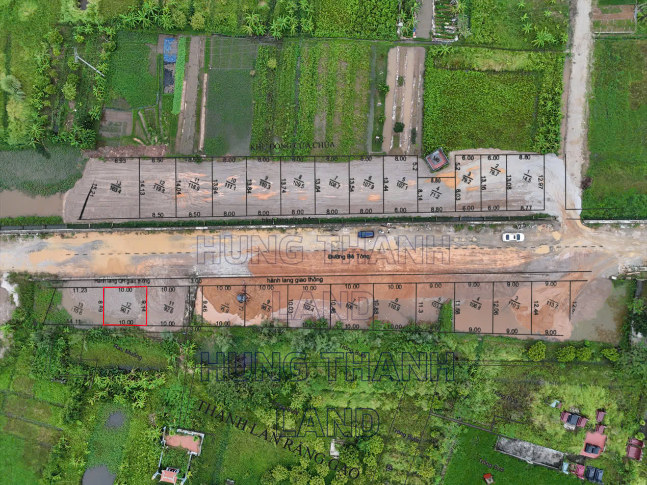 Hình ảnh Siêu Phẩm Đất Đấu Giá Sát Mặt Đường Kinh Doanh TL419 Tại Khu Rặng Gạo Xã Mỹ Thành (LK12)