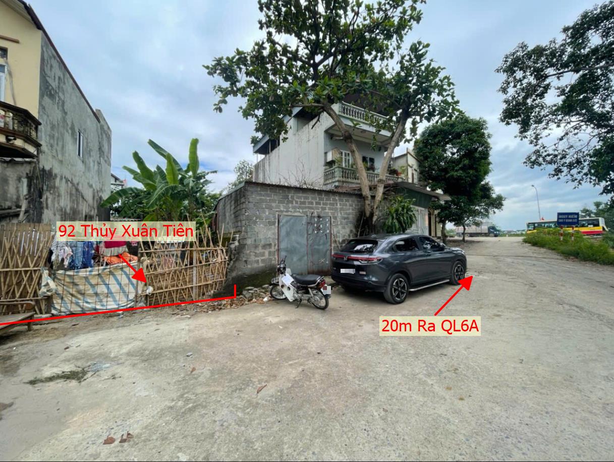 Hình ảnh Bán Đất Full Thổ Cư 92m Taị Thủy Xuân Tiên Mặt Trục Kinh Doanh Ngay Sát QL6A Đang Triển Khai Mở Rộng