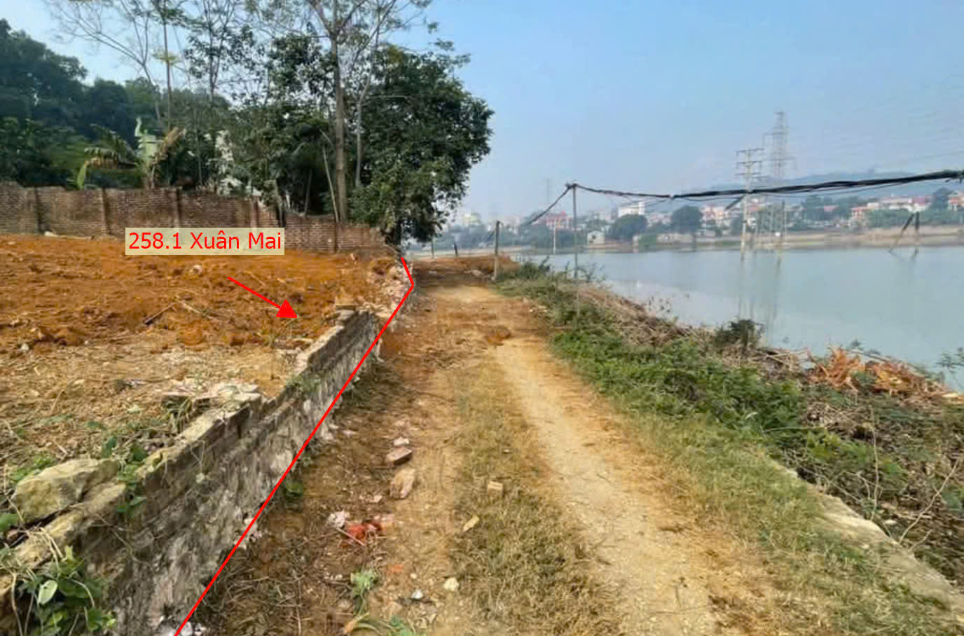Hình ảnh Bán Thửa Đất 258.1M2 Tại Thị Trấn Xuân Mai View Hồ Tự Nhiên Thoáng Mát Gần QL6A Đang Mở Rộng 