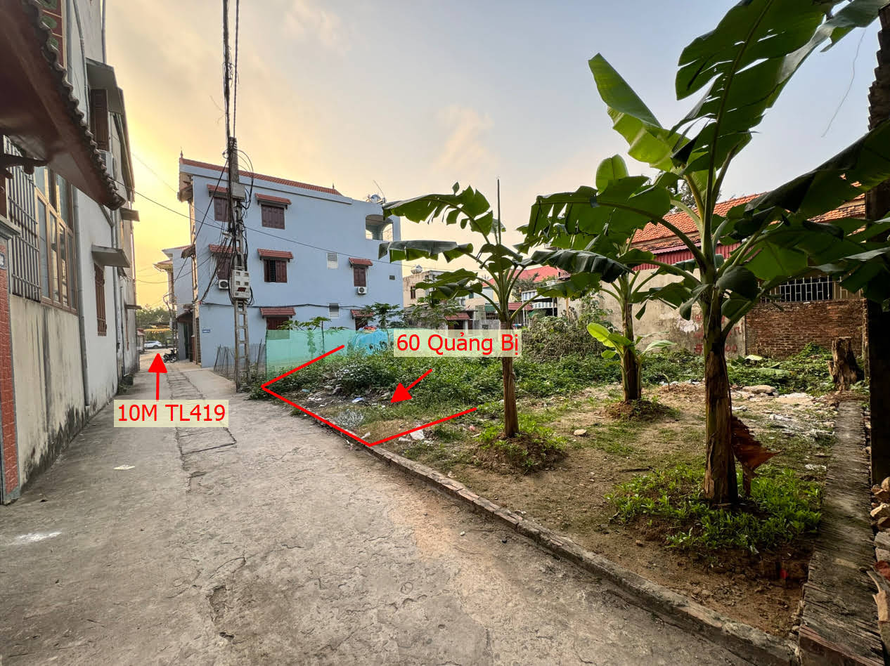 Hình ảnh Bán Đất Quảng Bị Ngay Gần Mặt Đường Tỉnh 419 Nằm Ngay Trung Tâm Xã Quảng Bị Giá Chỉ Nhỉnh Tỷ 
