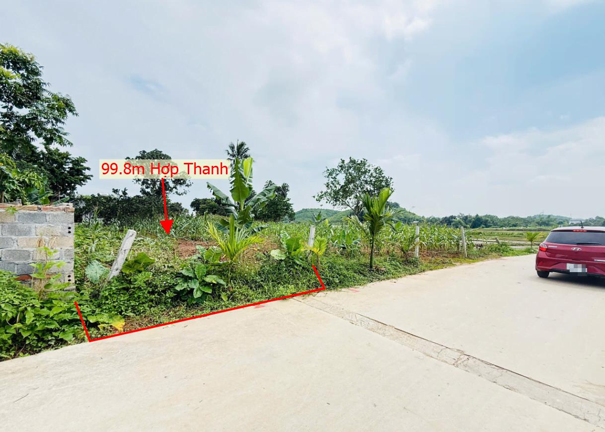 Hình ảnh Bán Lô Đất 99.8m Tại Hợp Thanh Lương Sơn Bám Đường Bê Tông Ô Tô Vào Tận Đất View Cánh Đồng Thoàng Mát Gần Chợ Trường Học Ủy Ban Giá Đầu Tư