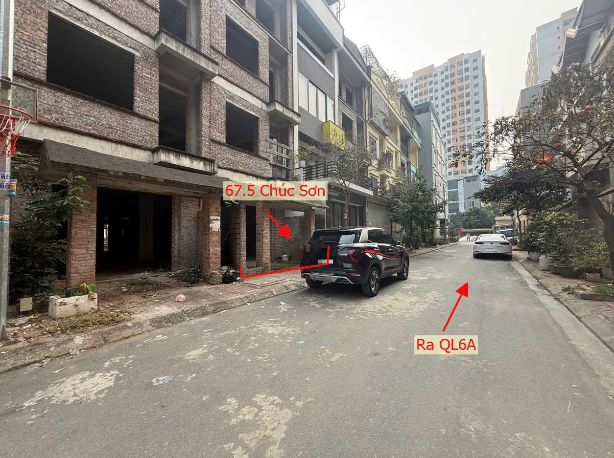 Hình ảnh Bán Nhà Liền Kề 67.5M2 Tại Thị Trấn Chúc Sơn Ngay Dưới Chân Chung Cư Lộc Ninh Sát QL6A 