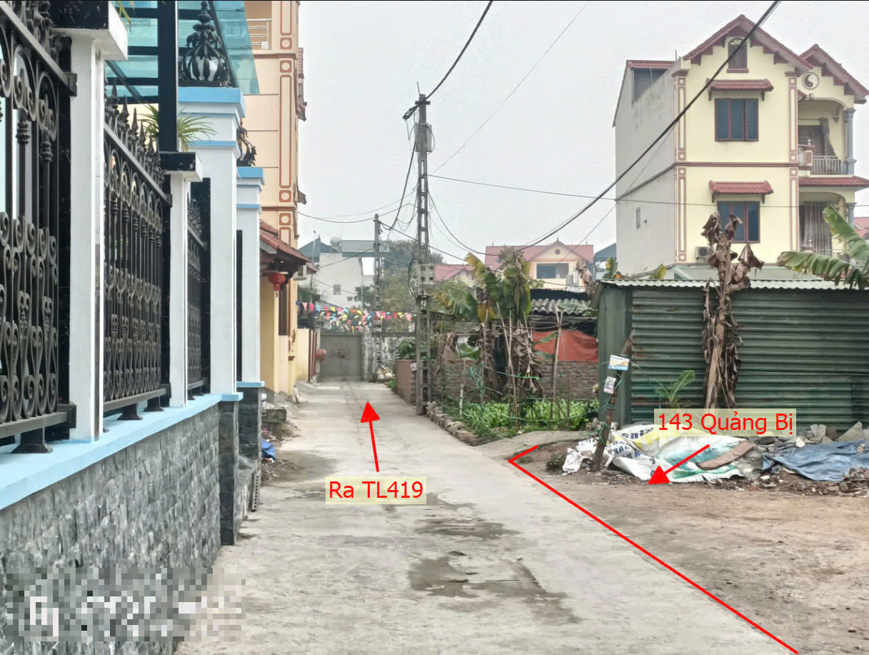 Hình ảnh Bán Đất Full Thổ Cư 143M2 Tại Xã Quảng Bị Chương Mỹ Ngay Sát Mặt Đường Kinh Doanh TL419 