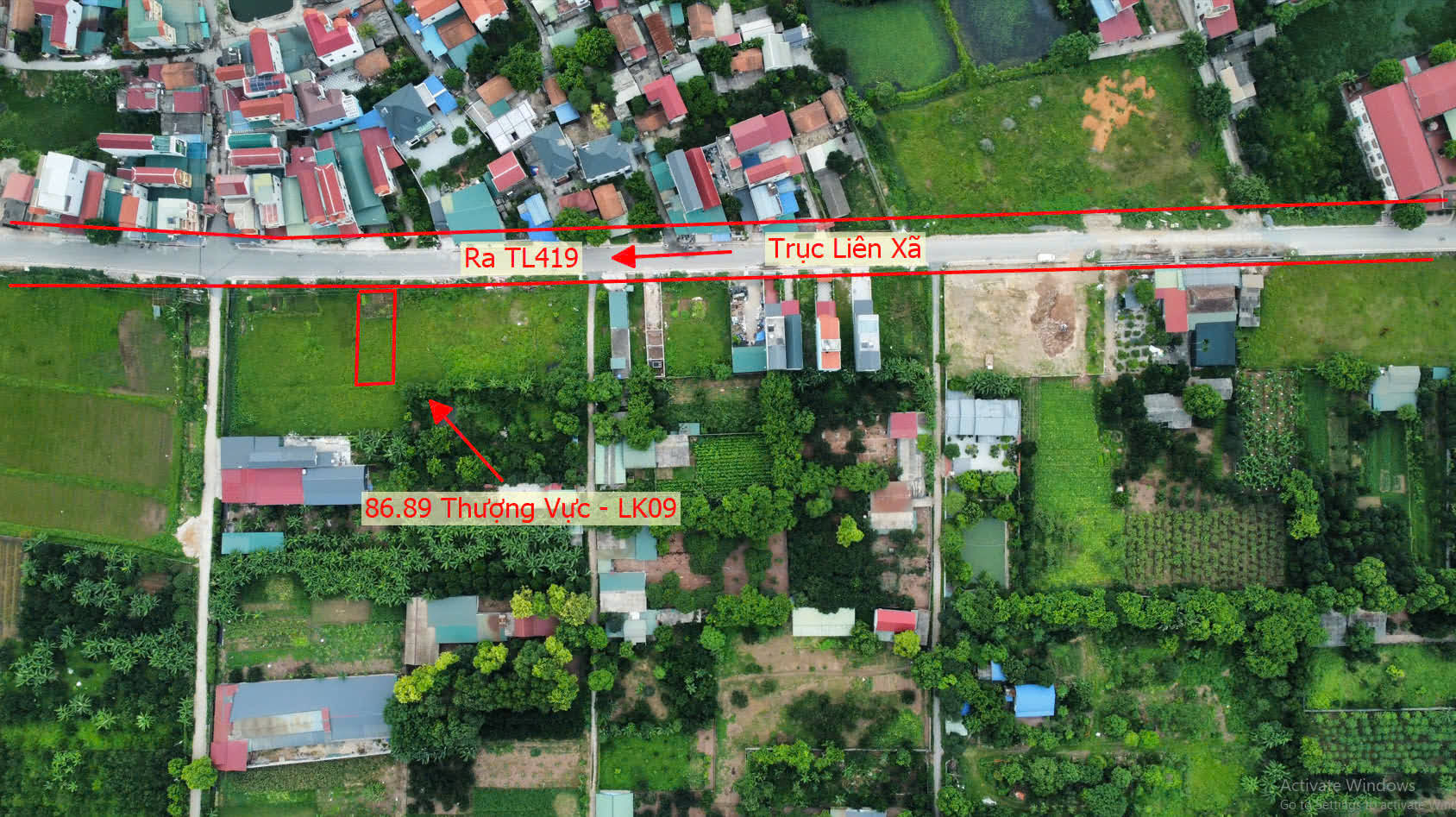 Hình ảnh Bán Đất Đấu Giá Thượng Vực Bám Trục Chính Liên Xã Ngay Trung Tâm Xã Thượng Vực 