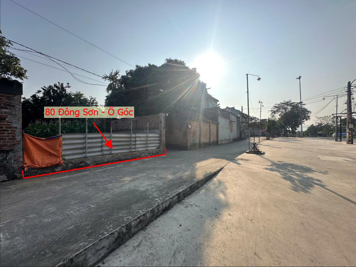 Hình ảnh Bán Lô Góc 2 Mặt Tiền 80m Tại Đông Sơn Mặt Trục Chính Kinh Doanh Cách QL6A Đang Mở Rộng Chỉ Hơn 1km