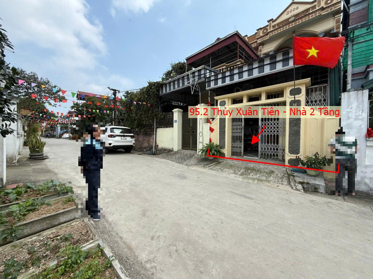 Hình ảnh Bán Nhà 2 Tầng 95.2m Tại Thủy Xuân Tiên Đường Trước Nhà Ô Tô Tránh Nhau Cách QL21A Chỉ Vài Trăm Mét