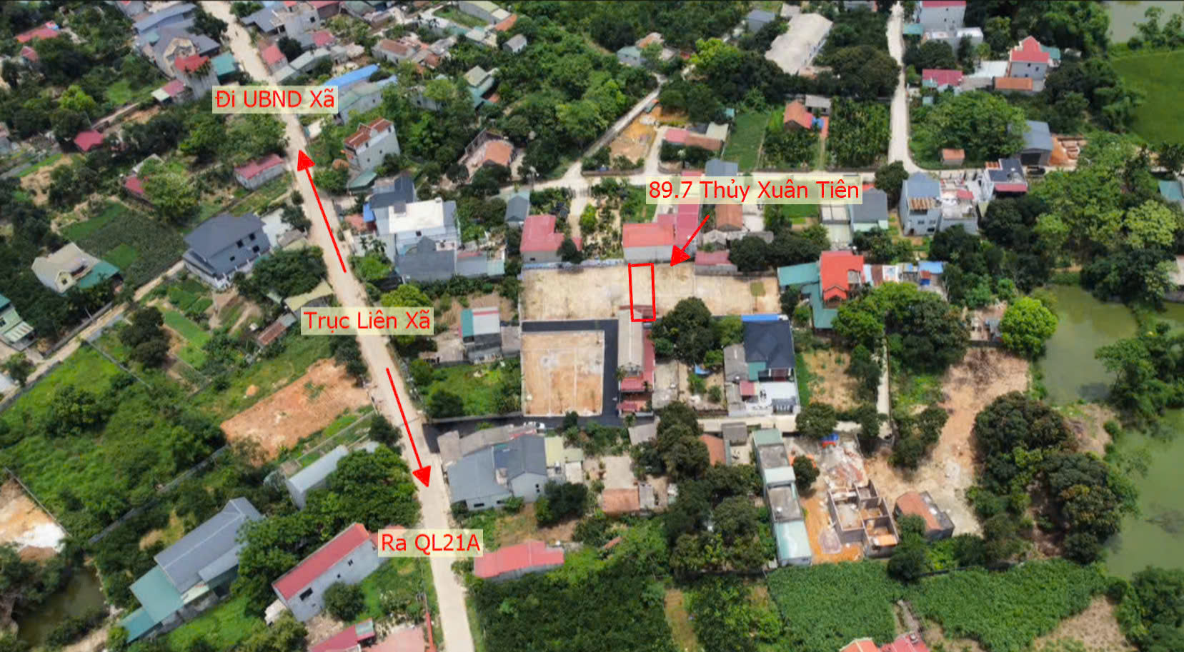 Hình ảnh Đất Phân Lô Thủy Xuân Tiên Ô Tô Đỗ Tận Đất Ngay Sát Trục Kinh Doanh Liên Xã Gần QL21A 