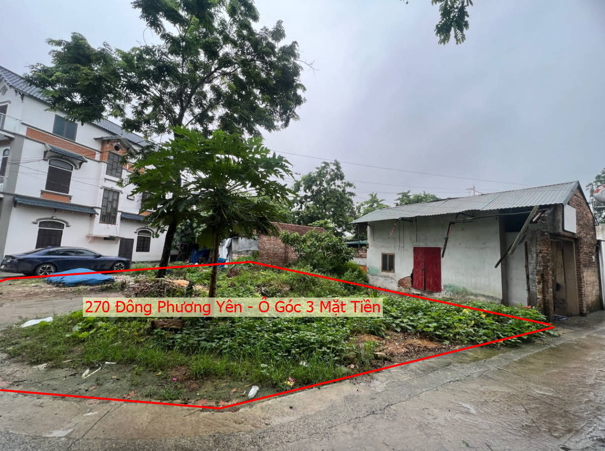 Hình ảnh Bán Lô Góc 3 Mặt Tiền Ô Tô Vào Tận Đất Sát Trục Kinh Doanh Gần QL6A Tại Đông Phương Yên 