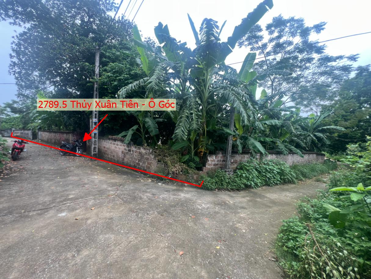 Hình ảnh Bất Động Sản Xuân Mai Bán Đất Khu Vực Thủy Xuân Tiên Lô Góc 2 Mặt Thoáng Đường Thông Ô Tô Ngay Sát QL21A