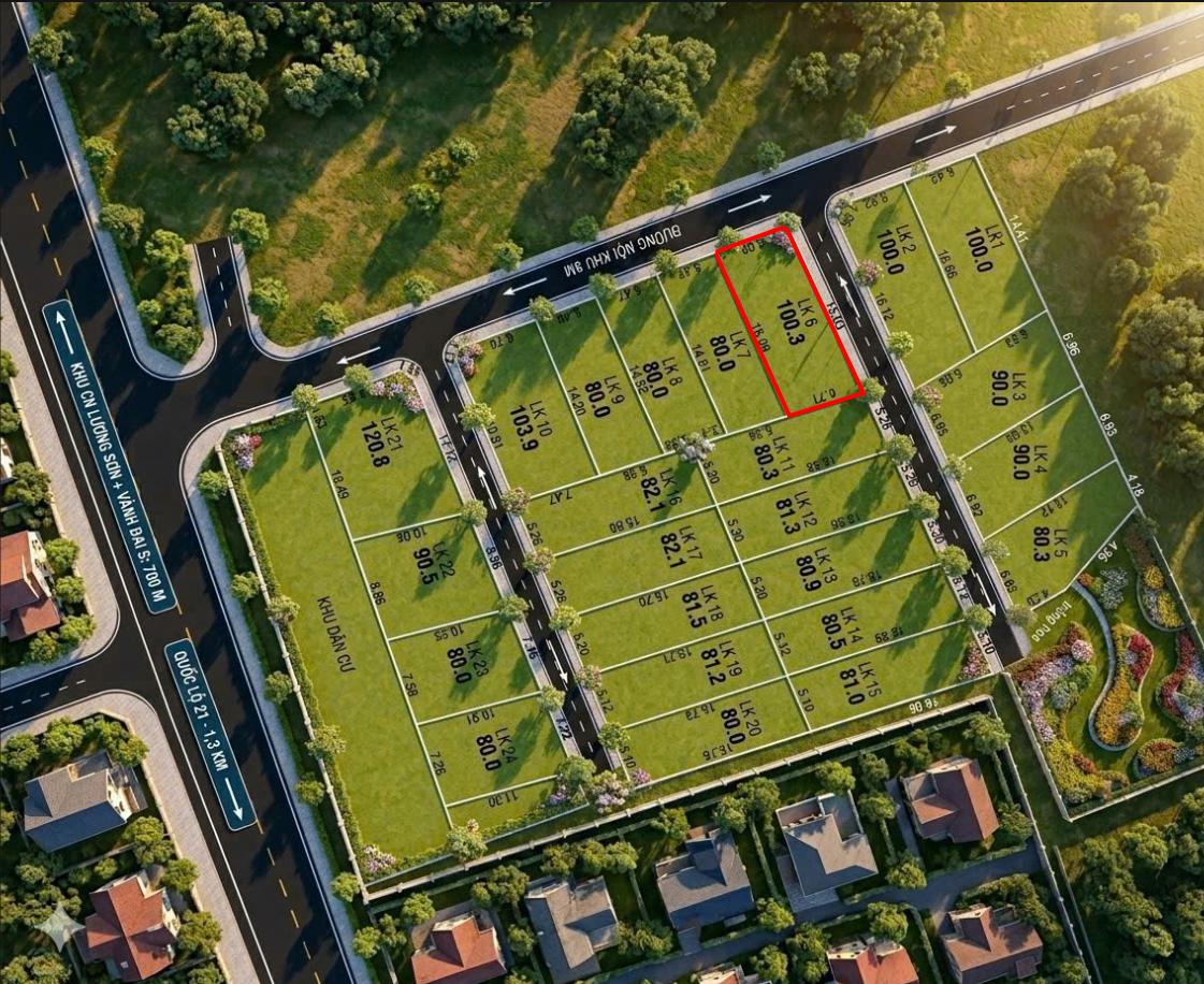 Hình ảnh Bất Động Sản Xuân Mai Bán Đất Phân Lô Khu Vực Thủy Xuân Tiên Ô Tô Đỗ Tận Đất Sát Trục Liên Xã Ngay Gần QL21A 