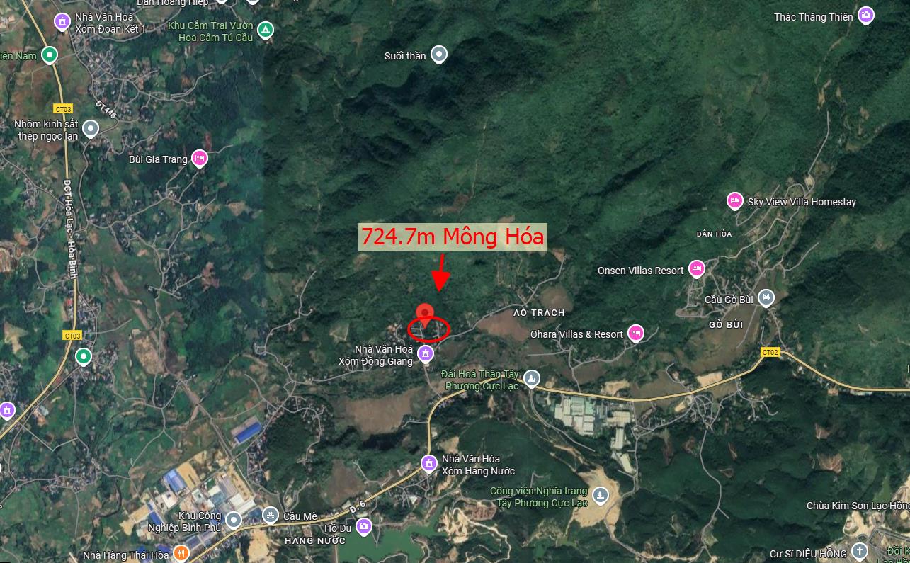 Hình ảnh Bán Lô Đất 724.7m Tại Mông Hóa Hòa Bình Bám Đường Bê Tông Ô Tô vào Tận Đất Dân Cư Đông View Núi Thoáng Mát Phù Hợp Làm Nghỉ Dưỡng Giá Đầu Tư