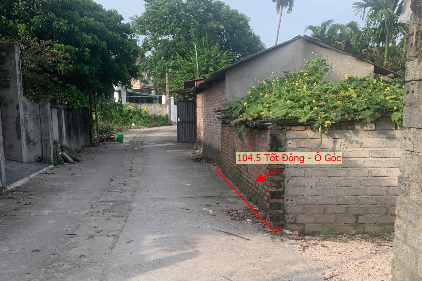 Hình ảnh Bán Lô Góc 2 Mặt Tiền Full Thổ Cư 104.5m Tại Tốt Động Ô Tô Đỗ Tận Đất Sát Đường Nguyễn Văn Trỗi