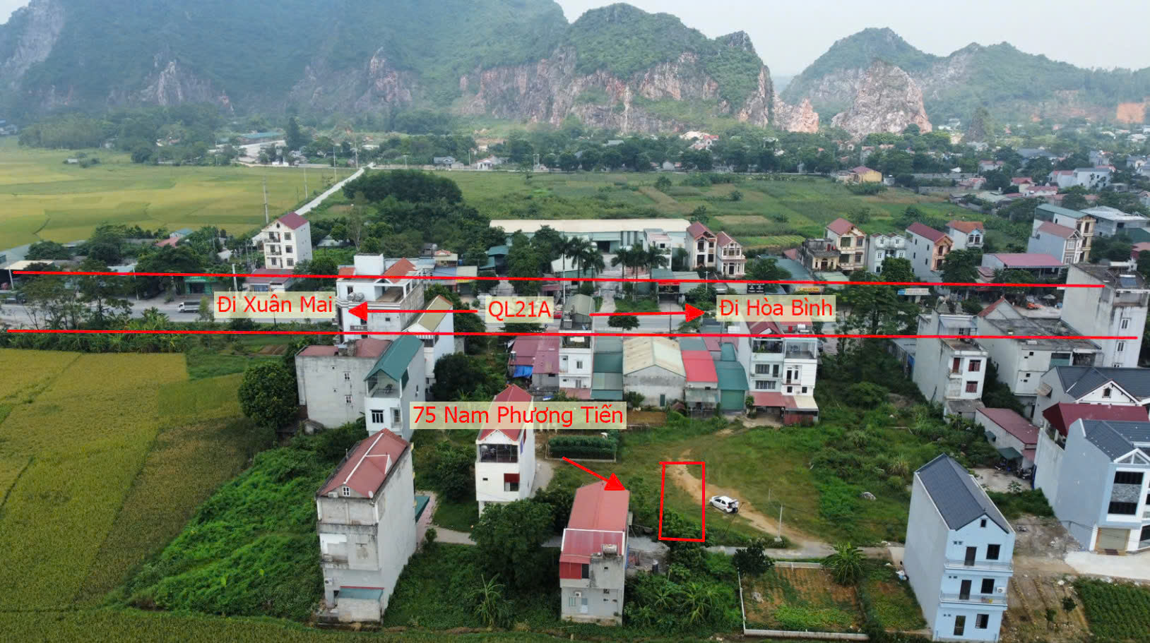 Hình ảnh Đất Đấu Giá Khu Lô 8 Chợ Cá Nam Phương Tiến Chương Mỹ Làn 2 QL21A Nằm Trong Quy Hoạch Đô Thị Vệ Tinh Xuân Mai