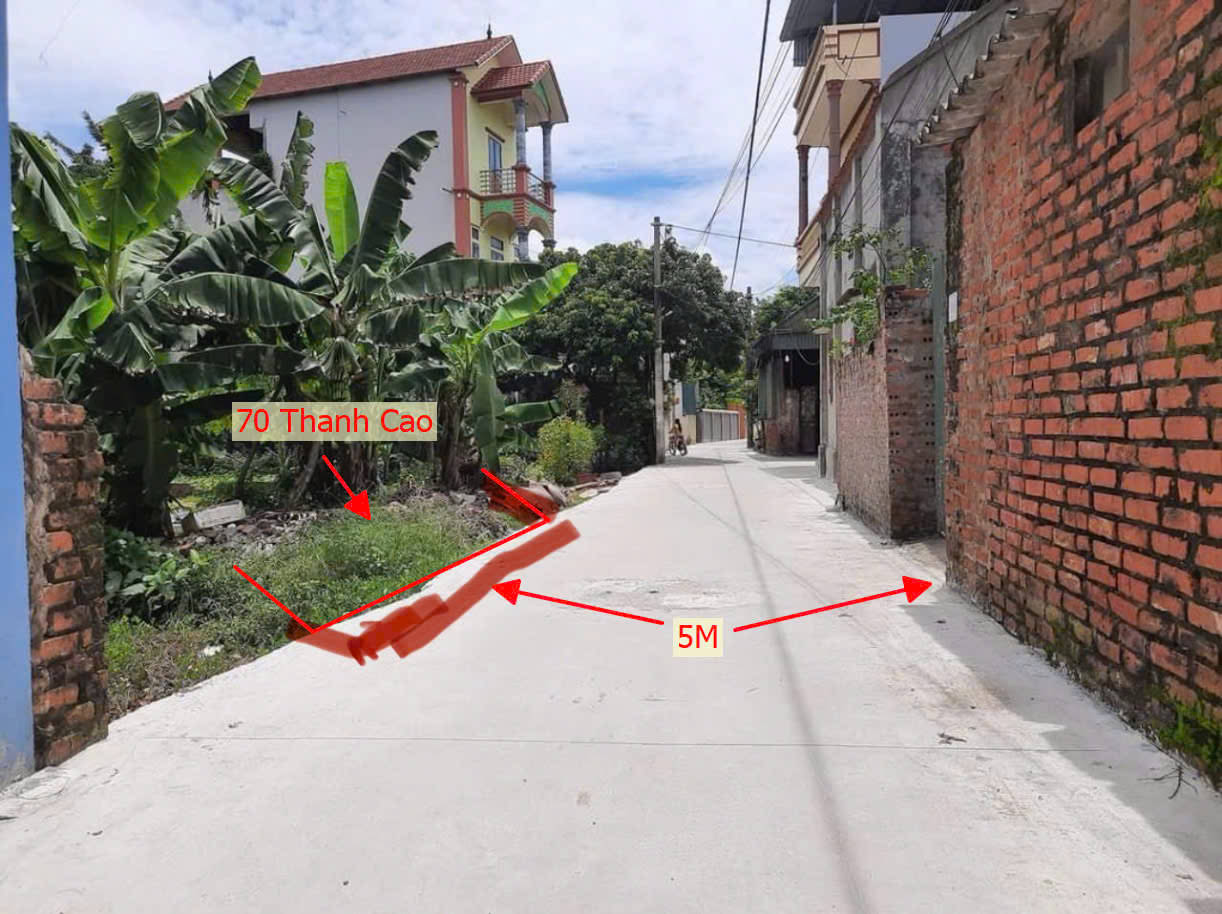 Hình ảnh Bán Đất Thanh Cao Ngay Trung Tâm Xã Thanh Cao Gần QL21B Ô Tô Vào Tận Đất 