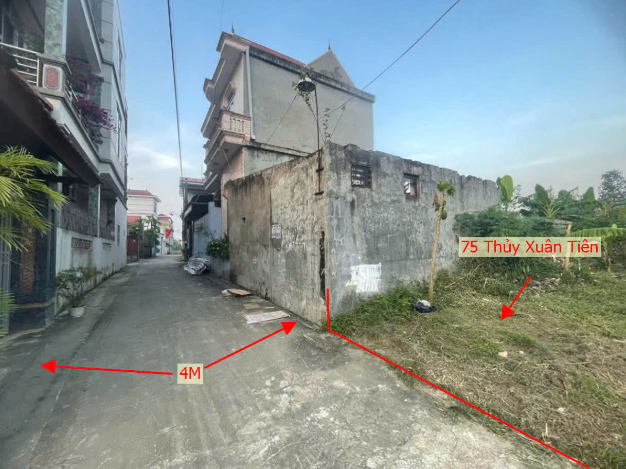 Hình ảnh Bán Đất Full Thổ Cư Sát Trục Kinh Doanh Ô Tô Vào Tận Đất Tại Thủy Xuân Tiên Chương Mỹ 