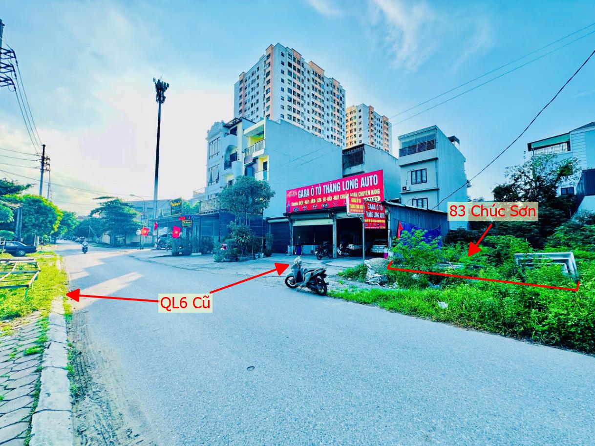 Hình ảnh Bất Động Sản Chương Mỹ Bán Đất Khu Vực Chúc Sơn Mặt Đường Kinh Doanh QL6 Cũ Ngay Cạnh Cụm KCN Ngọc Sơn