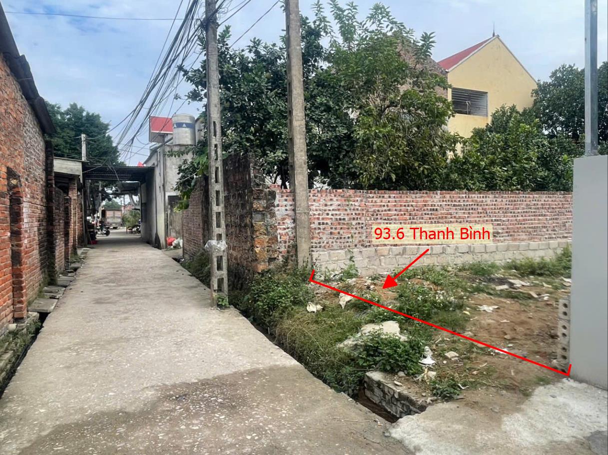 Hình ảnh Bán Đất Thanh Bình 93.6m Full Thổ Cư Sát Trục Chính Kinh Doanh Gần QL6A Đang Triển Khai Mở Rộng 
