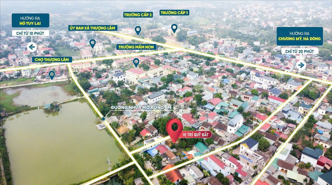 Hình ảnh Đất Phân Lô Thượng Lâm 48.8m Ô Tô Đỗ Tận Đất Sát Trục Kinh Doanh Giá Chỉ Vài Trăm Triệu