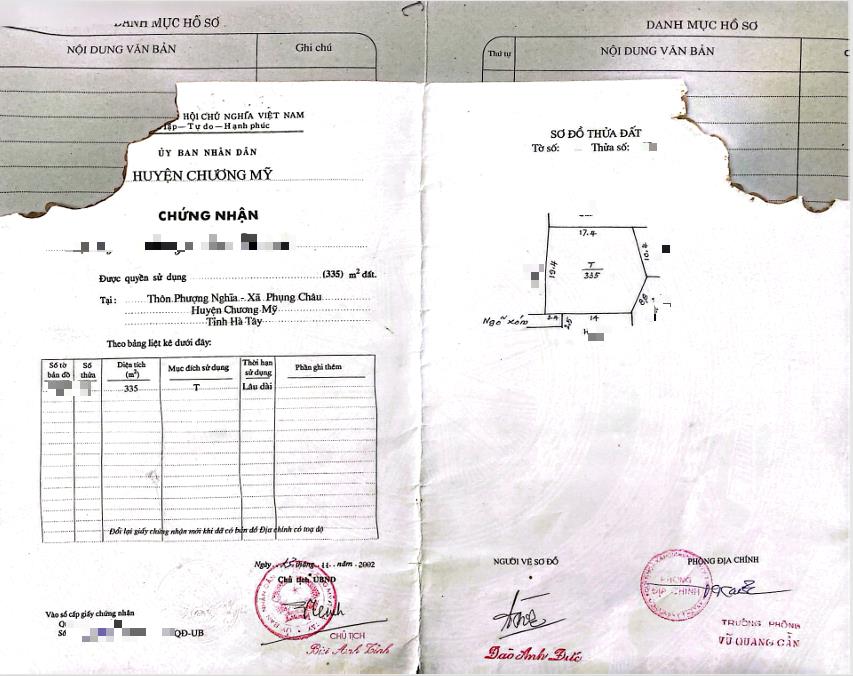 Hình ảnh Bán Đất Full Thổ Cư 335m Tại Phụng Châu Sát Trục Chính Kinh Doanh Liên Xã 