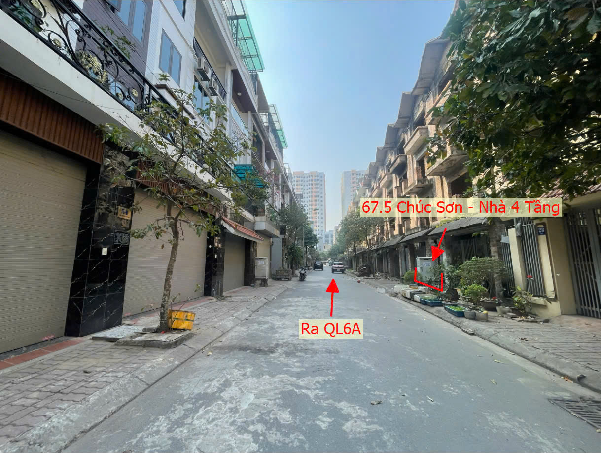 Hình ảnh Bán Nhà Liên Kề Đường Ô Tô Tránh Ngay Sát QL6A Tại Thị Trấn Chúc Sơn Chương Mỹ Giá Chỉ Vài Tỷ 