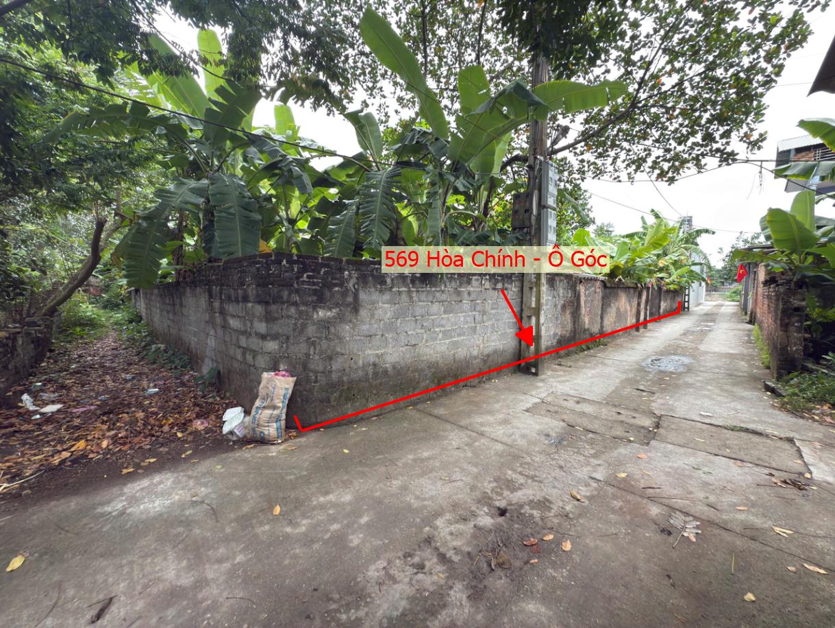 Hình ảnh Bán Lô Góc 2 Mặt Tiền 569m Tại Hòa Chính Ô Tô Đỗ Tận Đất Sát Trục Chính Kinh Doanh Liên Xã